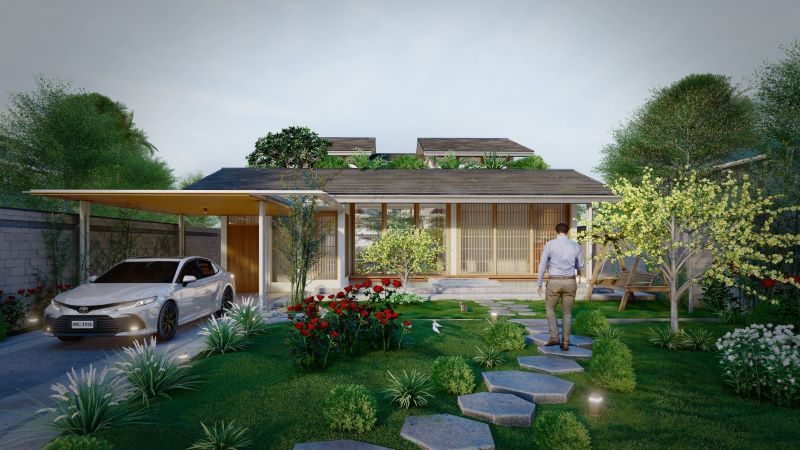 biệt thự nhà vườn kiểu nhật