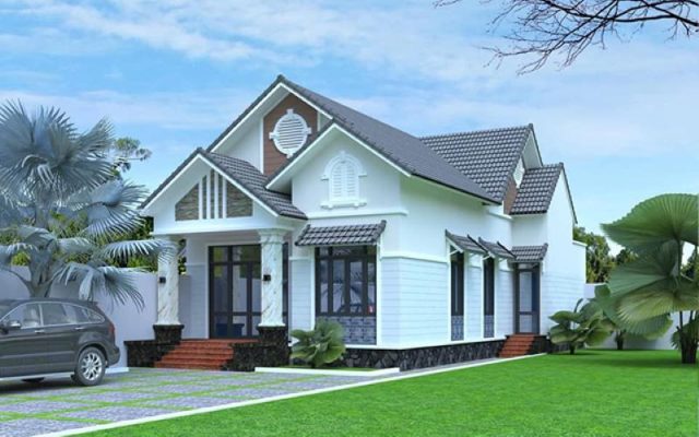 nhà vườn mái Thái