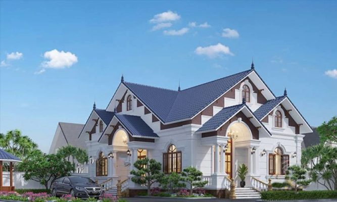 nhà vườn mái Thái