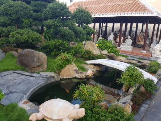 tiểu cảnh núi