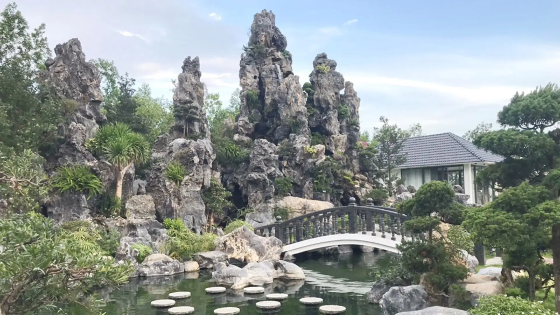 Đắp giả đá xi măng