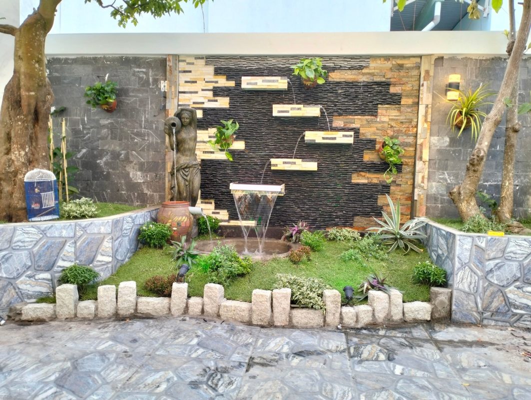 vách đá giả trang trí tường